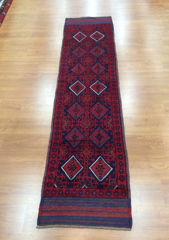 Tribal Baloochi  250 cm. X 62 cm.fine wool runner