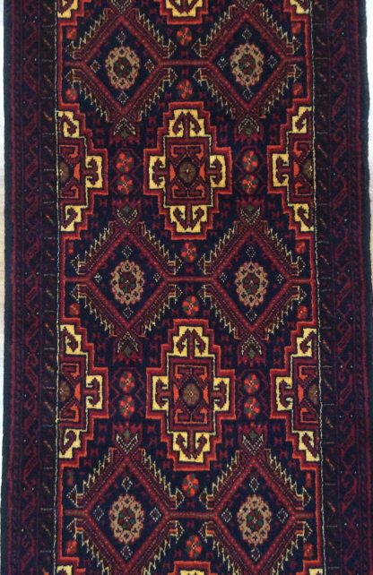 Baloochi  tribal 355 cm. X 64 cm. fine wool runner - Image 7