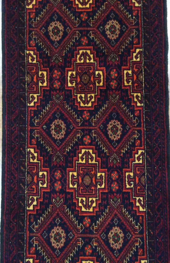 Baloochi  tribal 355 cm. X 64 cm. fine wool runner - Image 7