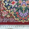 super fine 40 cm. X 28 cm. Silk Qom small rug - Image 11