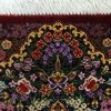 super fine 40 cm. X 28 cm. Silk Qom small rug - Image 7