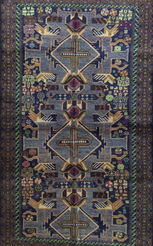 Persian tribal Zabol 184 cm. X 110cm. very fine wool rug - Image 5