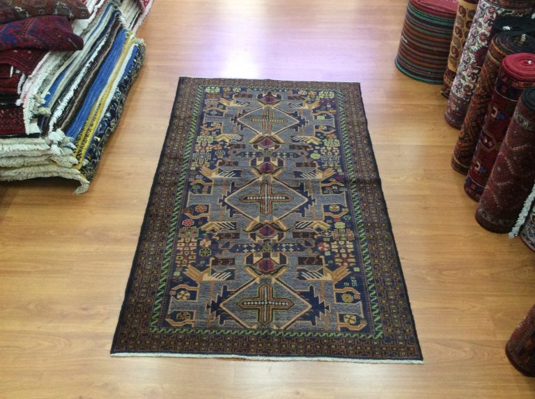 Persian tribal Zabol 184 cm. X 110cm. very fine wool rug - Image 9