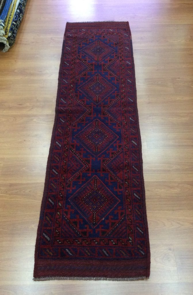 Tribal Baloochi 229 cm. X 61 cm.fine wool runner - Image 3