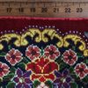 super fine 40 cm. X 28 cm. Silk Qom small rug - Image 9