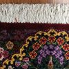 super fine 40 cm. X 28 cm. Silk Qom small rug - Image 5