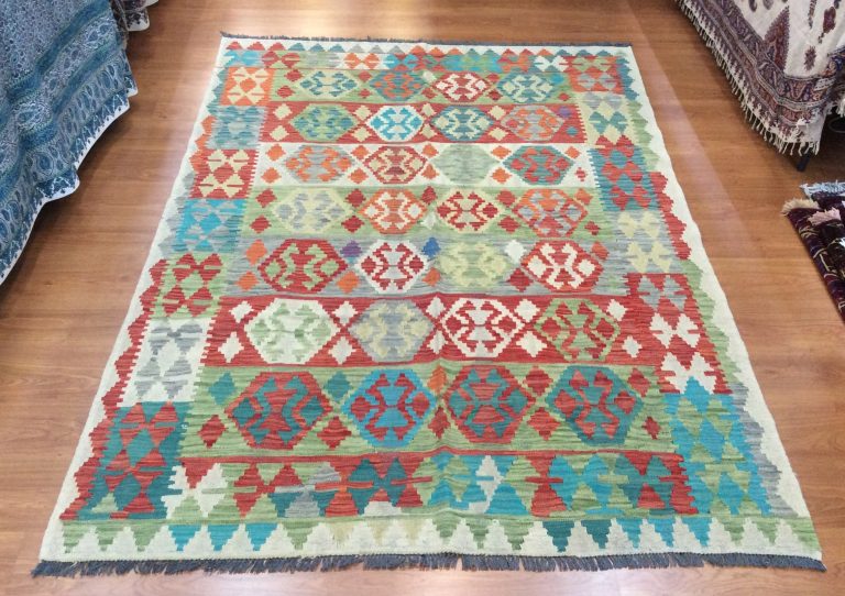 Boho Kilim 240 cm. X 173 cm. fine Bohemian gilim