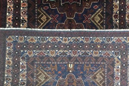 Baloochi 200 cm. X 115 cm. very fine wool rug - Image 10