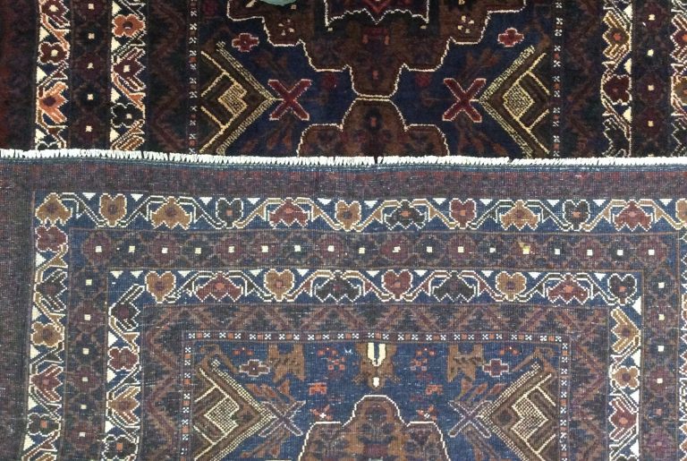 Baloochi 200 cm. X 115 cm. very fine wool rug - Image 10