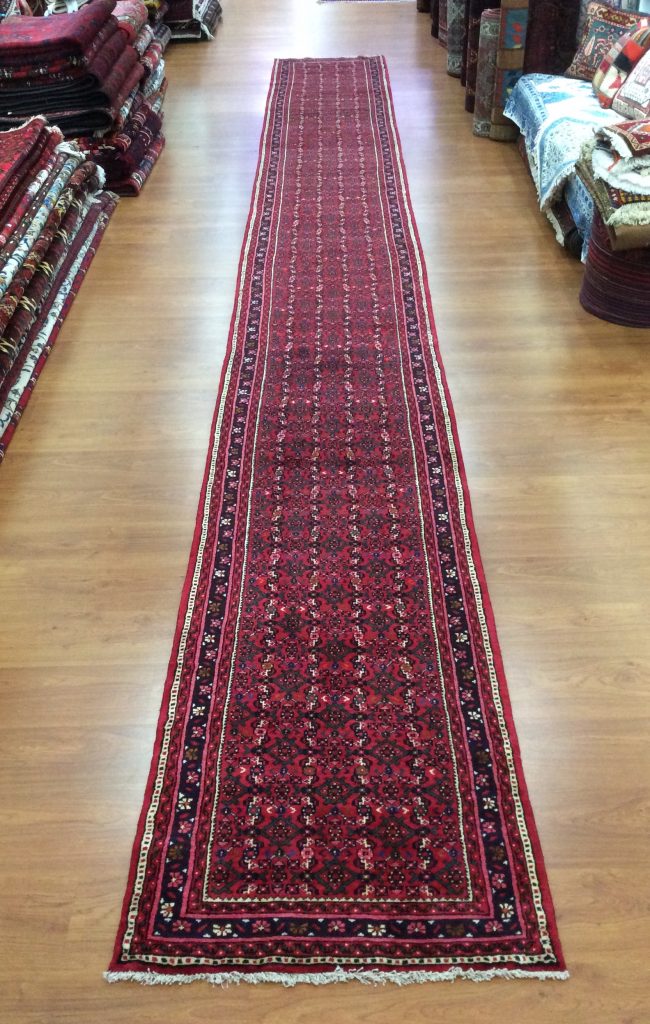 Premium Quality Persian Hamedan 685 cm. X 82 cm. very fine wool runner - Image 7