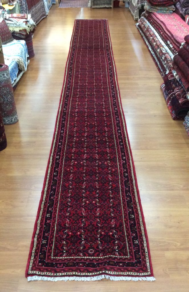 Premium Quality Persian Hamedan 685 cm. X 82 cm. very fine wool runner