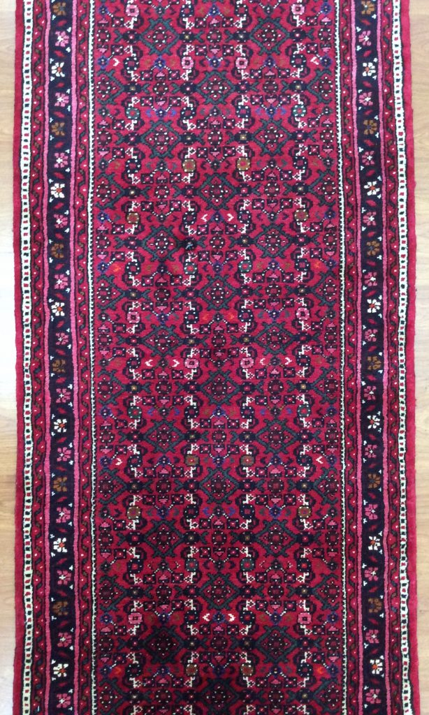 Premium Quality Persian Hamedan 685 cm. X 82 cm. very fine wool runner - Image 8