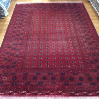 Princess Bokhara ? 284 cm X 194 cm antique silk and wool rug