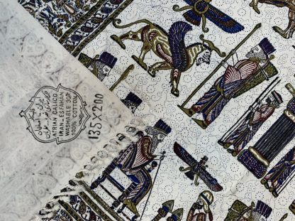 Isfahan hand print 200 cm. X 135 cm. tablecloth Persepolis design - Image 9