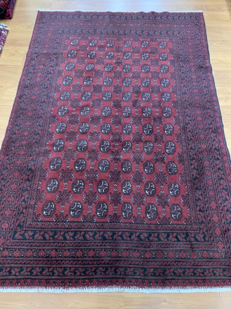 Princess Bokhara 242 cm. X 166 cm. red wool rug - Image 10