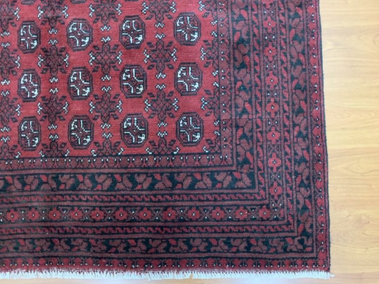 Princess Bokhara 242 cm. X 166 cm. red wool rug - Image 7