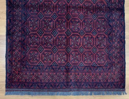 Tribal 146 cm. X 101 cm. red fine wool rug - Image 3