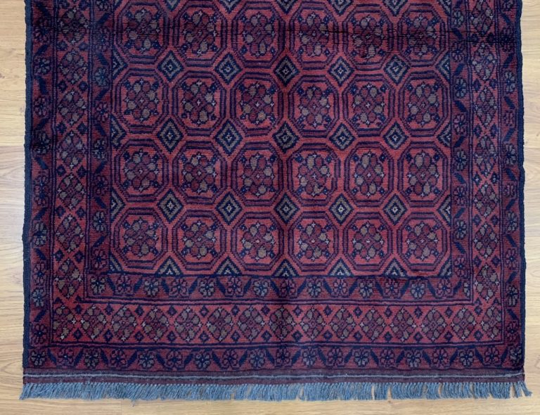 Tribal 146 cm. X 101 cm. red fine wool rug - Image 3