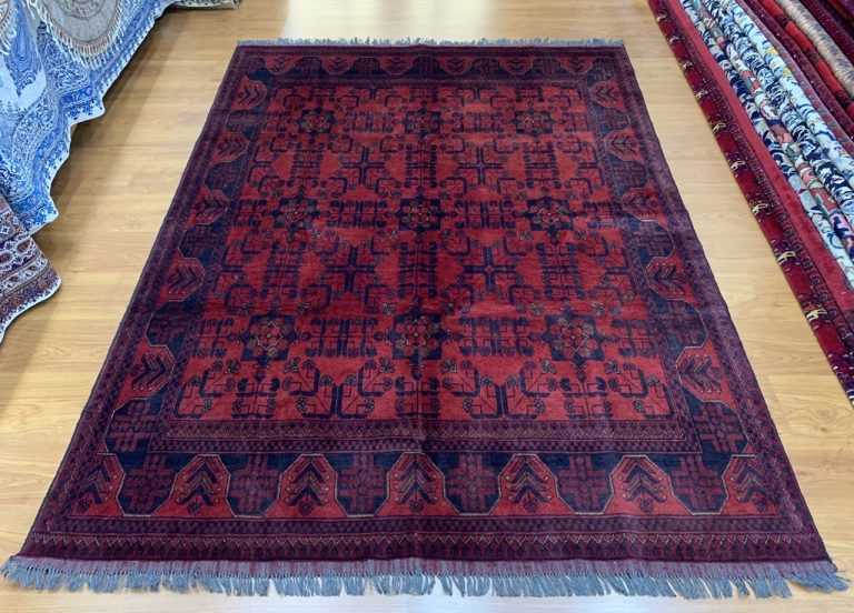 Tribal 236cm. X 173 cm. very fine  red wool rug