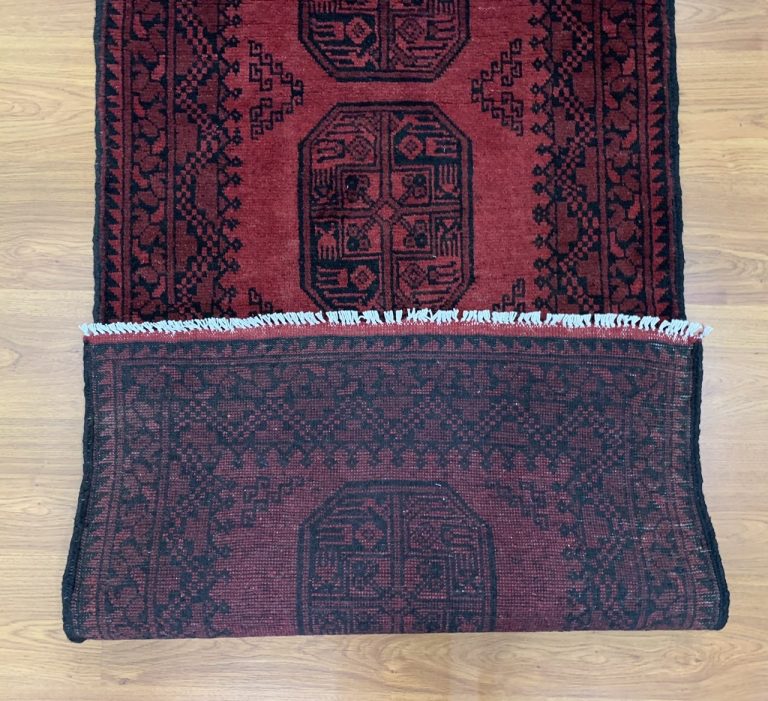 Turkmen Bokhara 190 cm. X 86 cm. wool red runner - Image 4