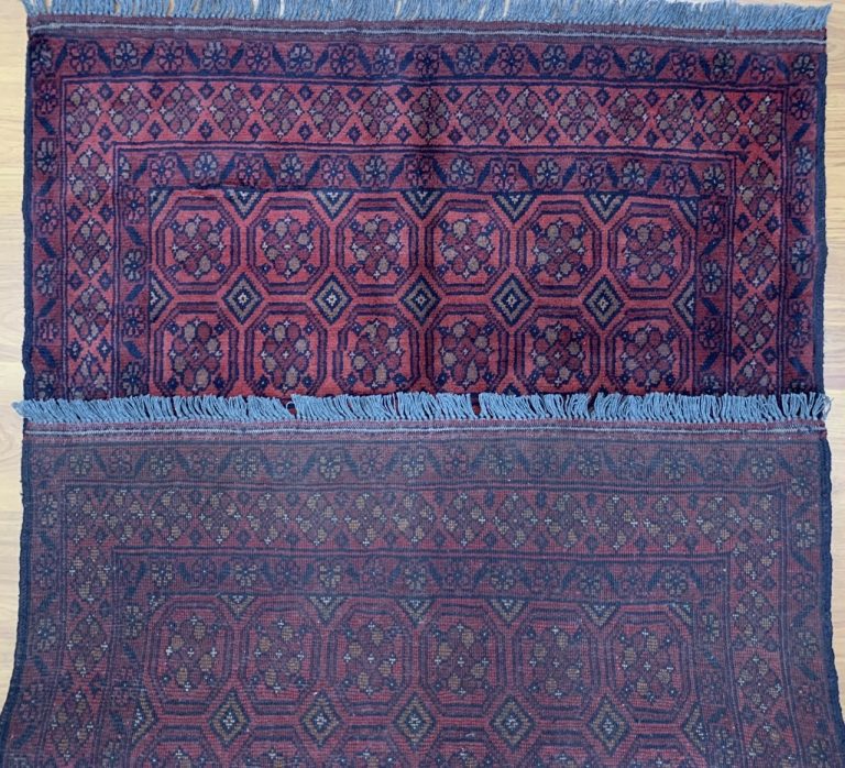 Tribal 146 cm. X 101 cm. red fine wool rug - Image 2