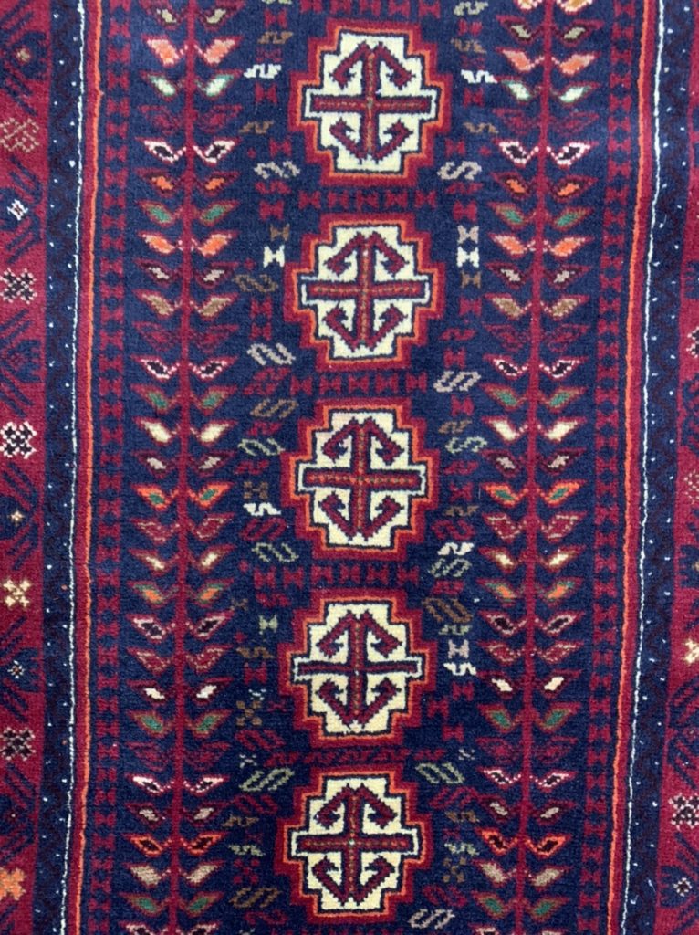 Persian Tribal Baloochi 272 cm. X 59 cm. wool runner - Image 4