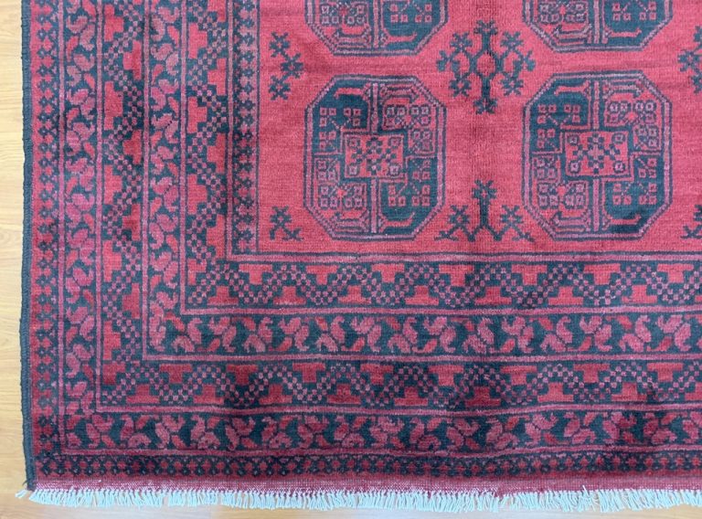 Turkmen Bokhara 245 cm. X 163 large wool red rug - Image 2