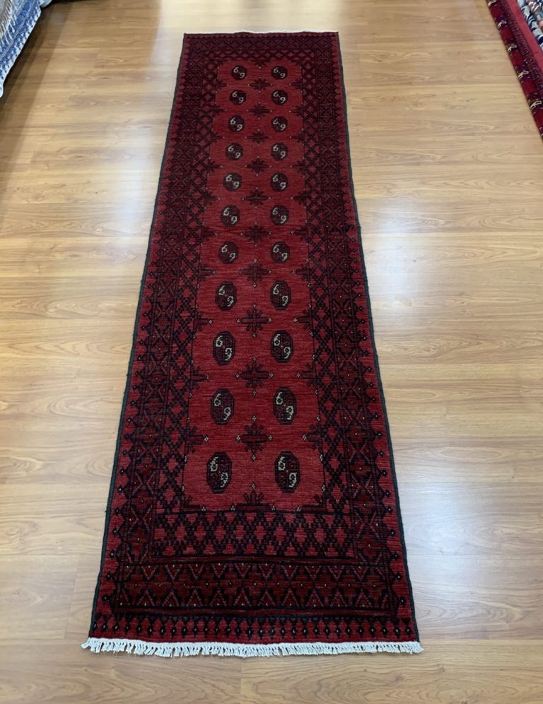 Turkmen Bokhara 278 cm. X 77 cm. long wool runner