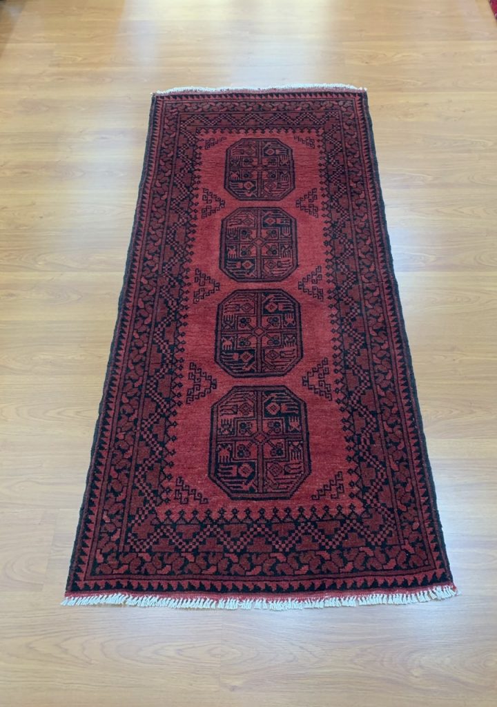 Turkmen Bokhara 190 cm. X 86 cm. wool red runner