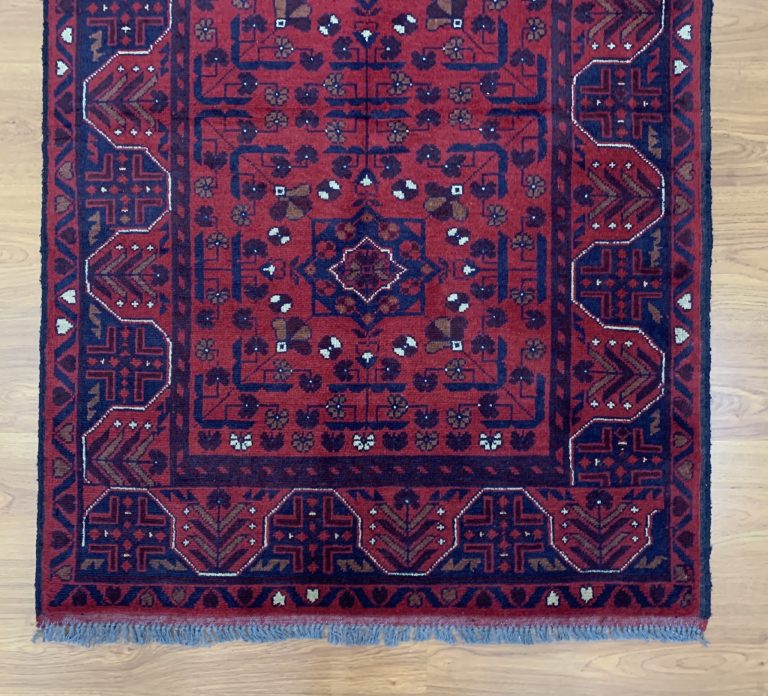 Tribal 151 cm. X 101 cm. fine wool rug - Image 6