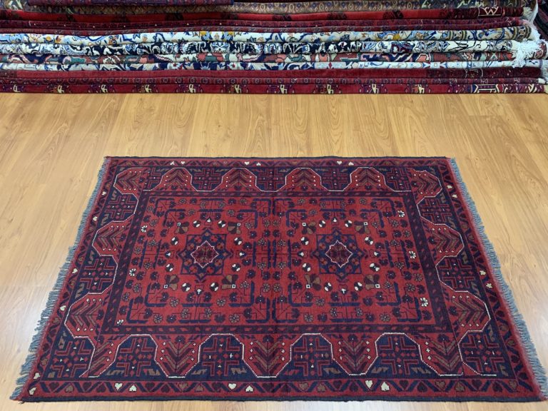 Tribal 151 cm. X 101 cm. fine wool rug - Image 9