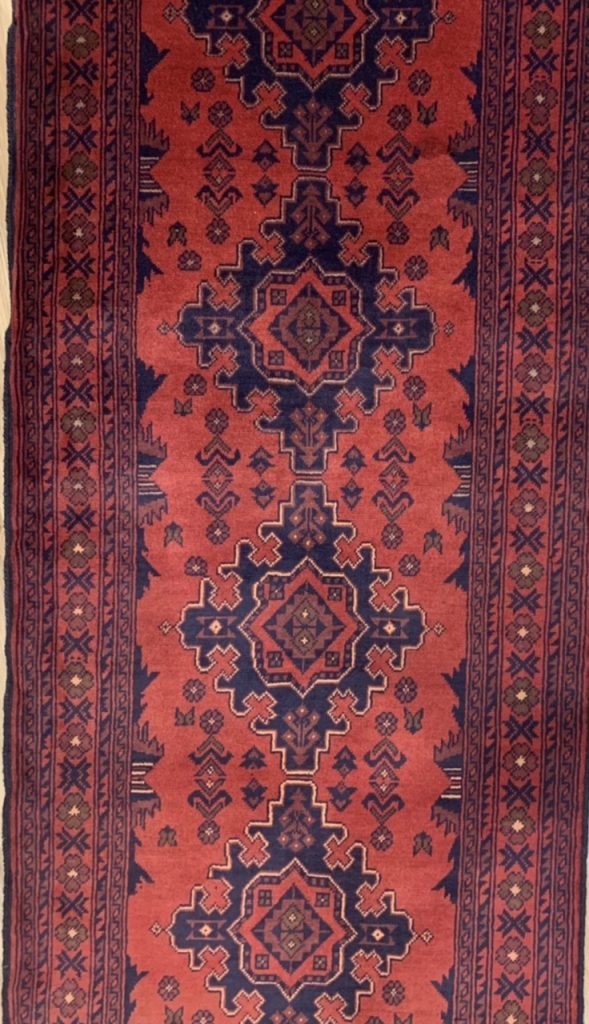 Tribal Baloochi 590 cm. X 81 cm. wool red runner - Image 3