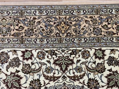 Unique Premium Quality Persian Isfahan super extra fine 324 cm. X 205 cm. silk and wool rug - Image 14
