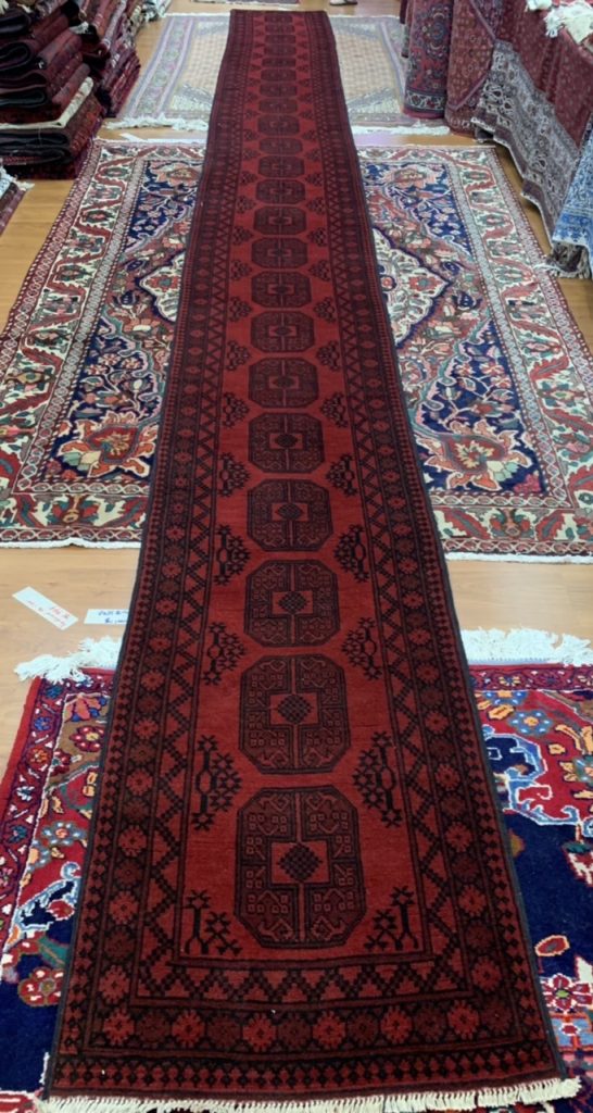 Princess Bokhara 790 cm. X 79cm. wool red long runner