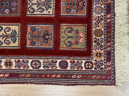 Sirjan kilim rug 95 cm. X 65 cm. extra fine wool small rug - Image 8