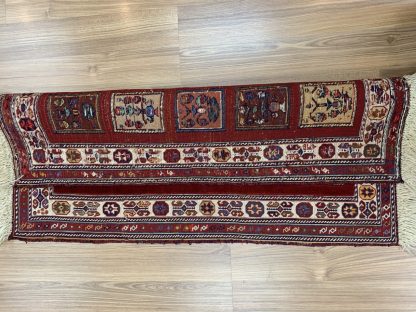 Sirjan kilim rug 95 cm. X 65 cm. extra fine wool small rug - Image 4