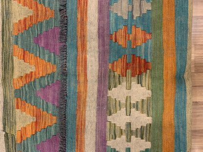 Boho Kilim 300 cm. X 202 cm. fine large Bohemian wool Kilim - Image 8