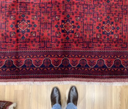 50% SALE - Persian hand-knotted Tribal 296 cm. X 196 cm. large wool rug - Image 2