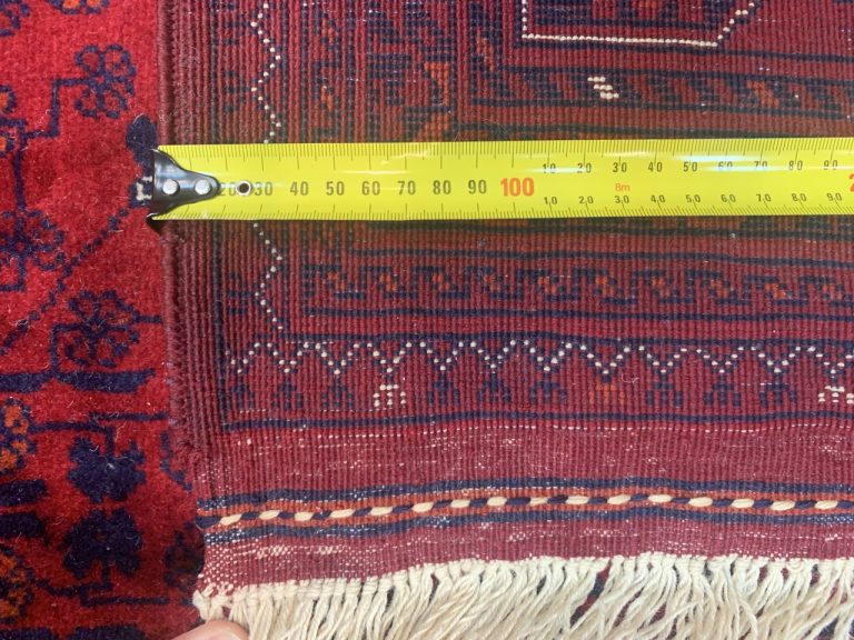 Super fine Tribal 305 cm. X 201 cm. wool red large rug - Image 2