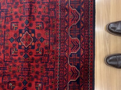 50% SALE - Persian hand-knotted Tribal 296 cm. X 196 cm. large wool rug - Image 7