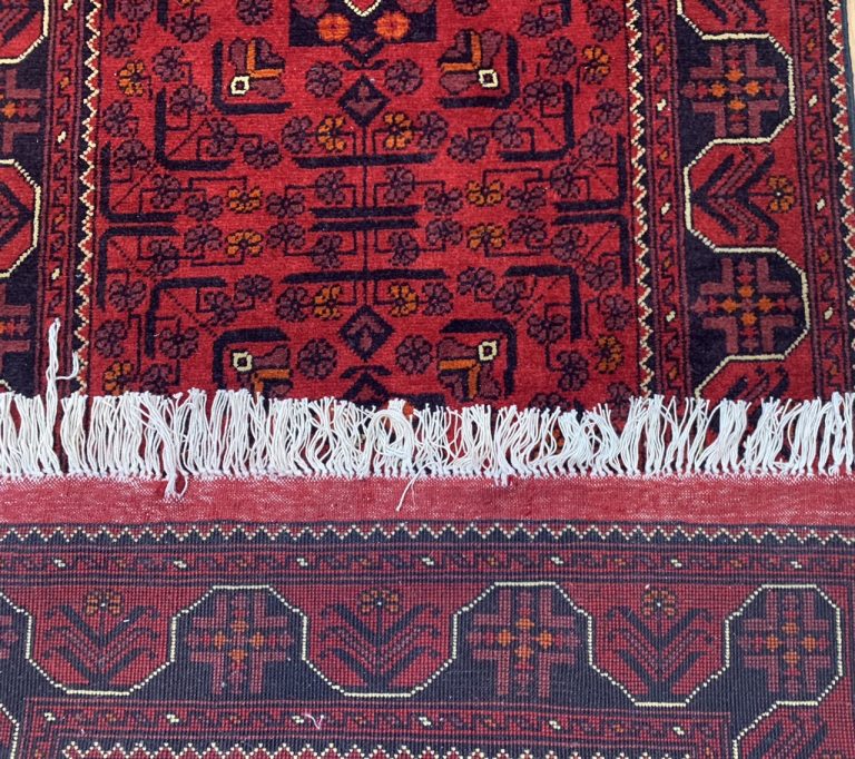 Extra Fine Tribal 684 cm. X 80cm. wool red runner - Image 5