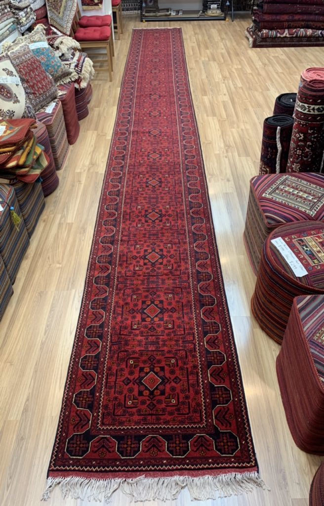 Extra Fine Tribal 684 cm. X 80cm. wool red runner