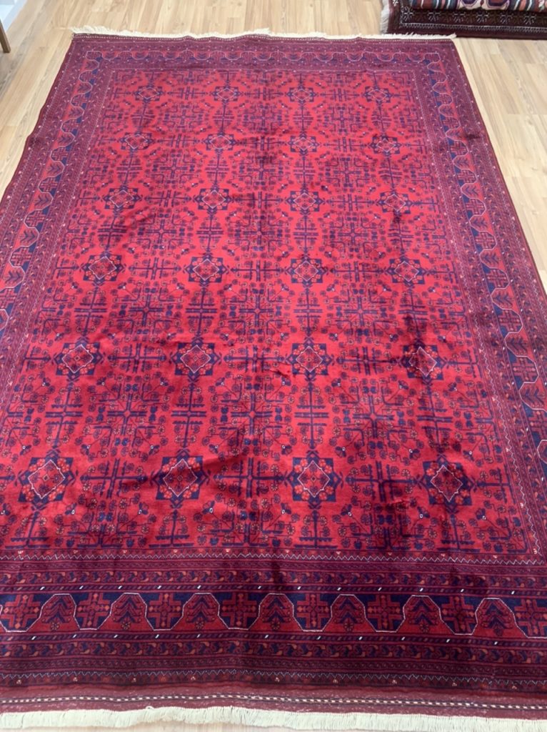 Super fine Tribal 305 cm. X 201 cm. wool red large rug