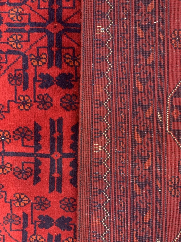 Super fine Tribal 305 cm. X 201 cm. wool red large rug - Image 8