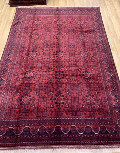 50% SALE - Persian hand-knotted Tribal 296 cm. X 196 cm. large wool rug - Image 10