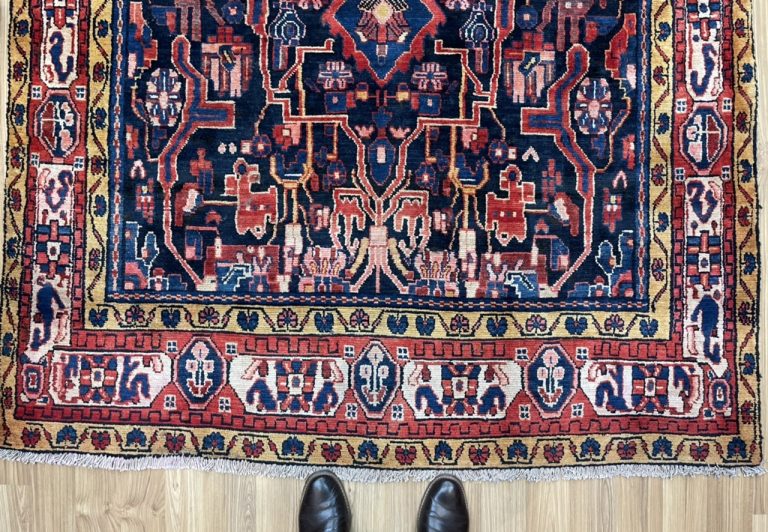 Bakhtiari 337 cm. X 160 cm. fine wool large rug - Image 4