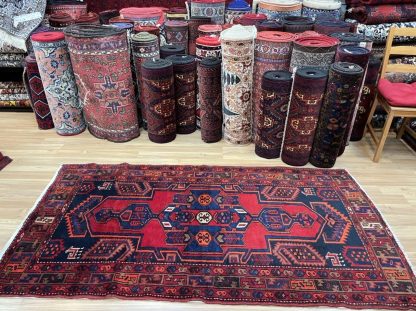 Hamedan Malayer 208 cm. X 110 cm. fine wool  rug - Image 6
