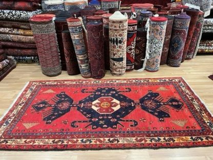 Afshar 225 cm. X 125 cm. tribal wool rug - Image 4