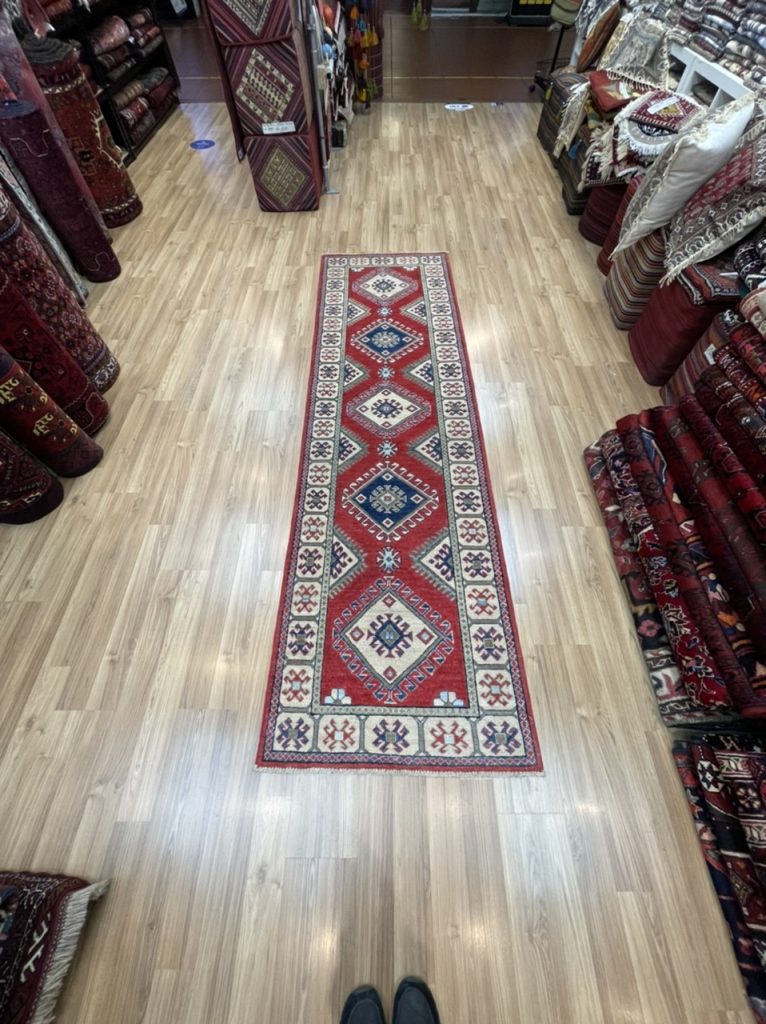 Arak Kazak 286 cm. X 82 cm. wool  runner - Image 10