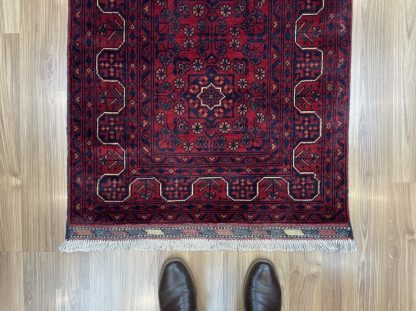 60% OFF SALE - Hand-knotted Extra Fine Tribal Baloochi 372 cm. X 78 cm . wool red runner - Image 7